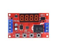 Module de relais temporisé réglable DC 5 V 12 V 24 V 10 A, 32 modes, LED, déclencheur de minuterie numérique, interrupteur de commande, cycle d'impulsion(5V)