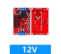 Module de relais temporisé réglable DC 5 V 12 V 24 V 10 A, relais temporisé numérique à LED, interrupteur de déclenchement temporisé, interrupteur de commande de minuterie(12v)