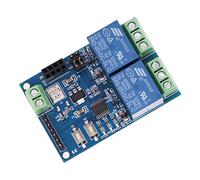 Module de relais WiFi 5V ESP8266 ESP-01 1 canal ESP-01S, 2 voies for maison intelligente IOT, commutateur télécommande, application téléphone(2 Way)