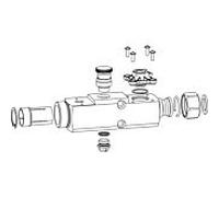 Module de remplissage du bloc de capteurs Grünbeck sans capteurs 100140220001 pour desaliQ