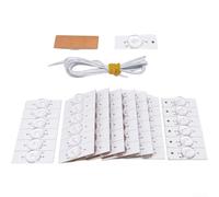 Module de rétroéclairage LED avec filtre optique pour téléviseurs LED de 32 à 65 pouces permettant une mise au point précise de la lumière (50 pièces 6 V avec fil de 2 m)