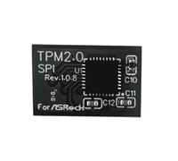 Module de SéCurité de Cryptage TPM 2.0 Carte à Distance Module de SéCurité SPI TPM2.0 à 14 Broches pour Carte MèRe ASROCK