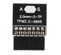 Module de Sécurité de Cryptage UPQRSG TPM2.0, Carte À Distance TPM Ga 20 1 Broche 2X10p, Module de Sécurité À Puce TPM 14 Broches 2X7p pour Module de Protection de Plate Forme Win11, Module de Mémoire