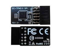 Module de sécurité TPM 2.0 de rechange SPI 2.0 (12-1) broches FW 7.85 pour accessoires de plate-forme GIGABYTE GC-TPM20
