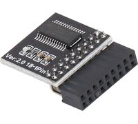 Module de sécurité TPM2.0 18 pôles pour carte mère ASROCK LPC pour WIN11 Upgrade-Test Noir