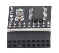 OMABETA module TPM2.0 Module de sécurité TPM2.0 18 broches pour carte mère ASROCK LPC pour Test de mise à niveau bricolage tableau