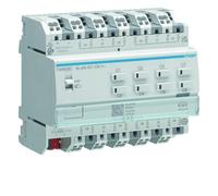 Module de sortie pour volets roulants ou stores à bannes pour 8 moteurs 230V~ 6A - HAGER TYAS628C