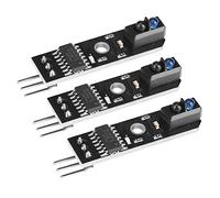 Module de Suivi Infrarouge, 3pcs 1 Canal 1mm-25mm TCRT5000 Module de Capteur de Suivi de Réflexion Infrarouge Smart Car Détection de Ligne Noire/Blanche