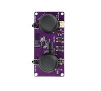 Module de télécommande sans fil 2,4 G avec 8 canaux et double joystick pour projets de bricolage, contrôle proportionnel pour modèles, boîtier en métal robuste, portée de 50 m, violet-noir