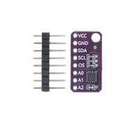 Module de température de microcontrôleur MAX30205MTA, carte I2C avec embase à broches pour l ' électronique des fabricants et les schémas de circuits compacts pour le développement des fabricants les