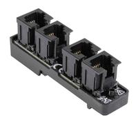 Module de transfert avec borne, connecteur, raccord de bouchage RS 4XRJ12 Weidmüller Contenu: 10 pc(s)