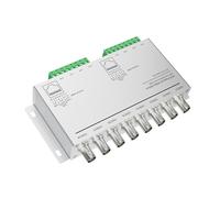 Module de transmission 8 canaux d'installation sans outil pour systèmes de caméras de sécurité utilisant le câblage existant avec suppression du bruit pour les installations extérieures