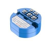 Module de transmission de température, Module émetteur de température Pt100 RTD 4-20mA 0-10V avec vis -50 à 600°C(-50-80Celsuis 10V)