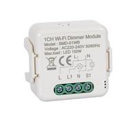 Module de Variation WiFi TRIAC Compatible avec Bouton-Poussoir Blanc