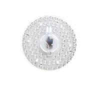 Module d'éclairage LED 220 V 12 W 18 W 24 W 36 W lumière blanche 6 500 K Plafonnier LED Mèche Disque lumineux magnétique Module de source lumineuse de remplacement Lumière SMD(Round,24W 145MM)