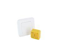 DiO Connected Home - Module d'éclairage On/Off Bluetooth + interrupteur sans fil - 1000W - Jaune - Chacon