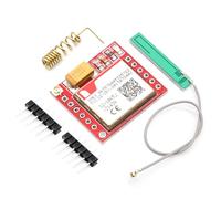 Module d'éclatement GPRS Modules GPRS GSM MicroSIM avec Slot pour Carte SIM Quad Band 850/900/1800/1900 MHz + antenne PCB, 3,7~4,2 V, Interface série TTL Convient pour Les appareils IoT