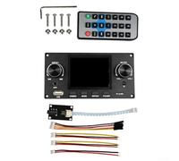 Module décodeur audio sans perte avec écran couleur de 7,1 cm, prend en charge la sortie numérique I2S BT AAC TF carte son USB entrée ligne 7 scènes EQ pour système de haut-parleur stéréo DIY (noir)