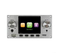 Module décodeur audio sans perte avec écran couleur de 7,1 cm, prise en charge de la sortie numérique I2S, BT SBC/AAC, carte TF, USB et entrée ligne 3,5 mm (argent)
