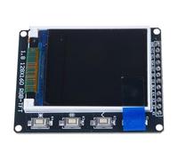 Module d'écran LCD SPI 1,8 pouces 128 x 160 Résolution 3,3 V 5 V Interfaces SPI ST7735S Pilote pour projets TFT LCD Display