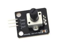 Module d'encodeur rotatif à 360 degrés for carte de développement de commutateur de capteur de brique KY-040 avec broches, 1/5/10 pièces(RV09 module,5 PCS)