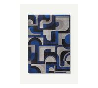 Module design - Tapis géométrique Nuance - Bleu Weimar - 280 x 390 CM