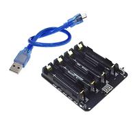 Module d'extension 1/2/4 Supports 18650 Shield V9 18650 Micro USB Type-C avec câble 5 V/3 A 3 V/1 A ESP-8266 ESP32 (4 Lignes)