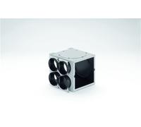 Module d'extension ComfoCube CT 4xDN90 pour répartiteur modulaire, gris, avec équerres de fixation de Zehnder - 990323065