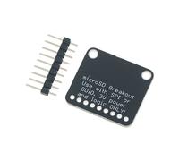 Module D'Extension de Mémoire Flash Adafruit 4682 pour Carte MicroSD - SPI/SDIO 3 V Uniquement pour Projets Électroniques