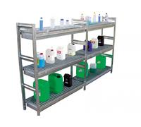 Module d'extension pour rayonnage de rétention en acier galvanisé 320 kg - 845006013