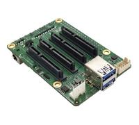 Module d'extension SATA HAT Quad - ALLNET - Raspberry Pi 4 - 4 baies - Alimentation USB PD/QC - USB3