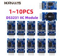 Module d'horloge de précision DS3231 IIC, 1 à 10 pièces, mémoire DS3231SN /DS3231M en temps réel 3.3V/5V pour Raspberry Pi 5PCS