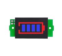 Module d'indicateur de capacité de Batterie au Lithium Affichage Bleu Vert Testeur de Puissance de Batterie de véhicule électrique Li-ION(1-8S Blue General)