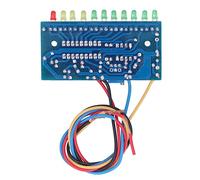 Module D'indicateur de Niveau Audio LED, 12V 250MA PCB Matériel 10 Segments 11 Pcs 3mm Carte D'indicateur de Niveau Audio LED pour Préampli VU-mètre