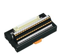 Module d'interface à montage sur Rail DIN double DB37 d-sub, câble RS232 vers connecteur DB37 mâle ou femelle Baord DB37, câble série Null Modem, 1 pièces(HL-FX-DB37F-SP)