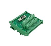 Module d'interface de montage sur rail DIN 1 pièce, carte de dérivation femelle SCSI 20P MDR, module de terminal SCSI.