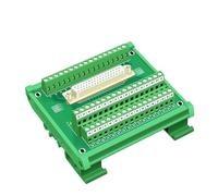Module d'interface mâle ou femelle D-SUB DB50 à montage sur rail DIN, carte de dérivation(HL-DB50F-TB2)