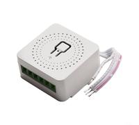 Module d'interrupteur intelligent 2/3/4 Gang 10 A Contrôle bidirectionnel Automation pour câblage électrique domestique à bascule Compatible AC 100-240 V Blanc (disjoncteurs à trois voies)