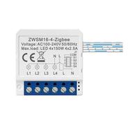 Module d'interrupteur intelligent - AVATTO - ZWSM16-W4 - ZigBee - TUYA - 4 canaux