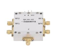 Module d'interrupteur RF Gearwell, interrupteur RF micro-ondes, module de commutateur électronique, commutateur SP4T à bande large, contrôleur RF à perte insertion de 0,1 à 6 GHz