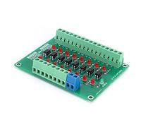 Module D'isolement Optique Walfront Fréquence de Commutation de Limite 20KHZ Convertisseur D'isolateur à 8 Canaux Optocoupleur Carte de Convertisseur de Signal PLC 12V à 3.3V