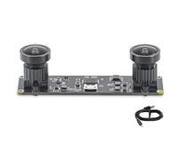 Module double caméra mini USB 4 MP 3840 x 1080p à 60 images/seconde avec objectif grand angle de 130