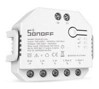Sonoff Interrupteur Wi‑Fi DUALR3 Lite – 2 gangs 2 voies porte-de-garage, 15A/3300W, Alexa/Google/Siri