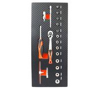 Module douilles 1/4" et accessoires pour servantes d'atelier