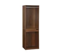 Module dressing avec penderie et porte-pantalons. noyer. panneaux stratifiés