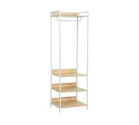 Module dressing blanc avec 1 penderie et 3 étagères. L 60 x P 48 x H 190 cm