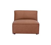 Module droit pour canapé en cuir marron SPLIT