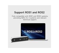 Module Électronique de Capteur de Caméra de Profondeur 3D FOV 73,8 Support ROS1 ROS2 pour Robot Jetson pour Raspberry Pi avec Support