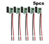 Module Émetteur Sans Fil Rf 433Mhz,Mini Dc 12V 3V 5V 9V,Code D'Apprentissage 433.92 Mhz,Sortie 1 Ch Pour Télécommandes,Encodage 1527.Key002-5Pcs.