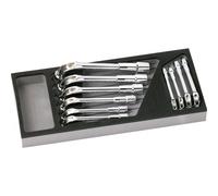 Module en mousse et jeu de 10 clés à pipe débouchées 6/6 pans 94-SJ10MM SAM OUTILLAGE